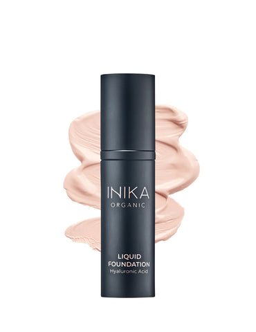 Liquid foundation with Hyaluronic Acid. This organic foundation will give you full coverage while moisturizing your skin. 