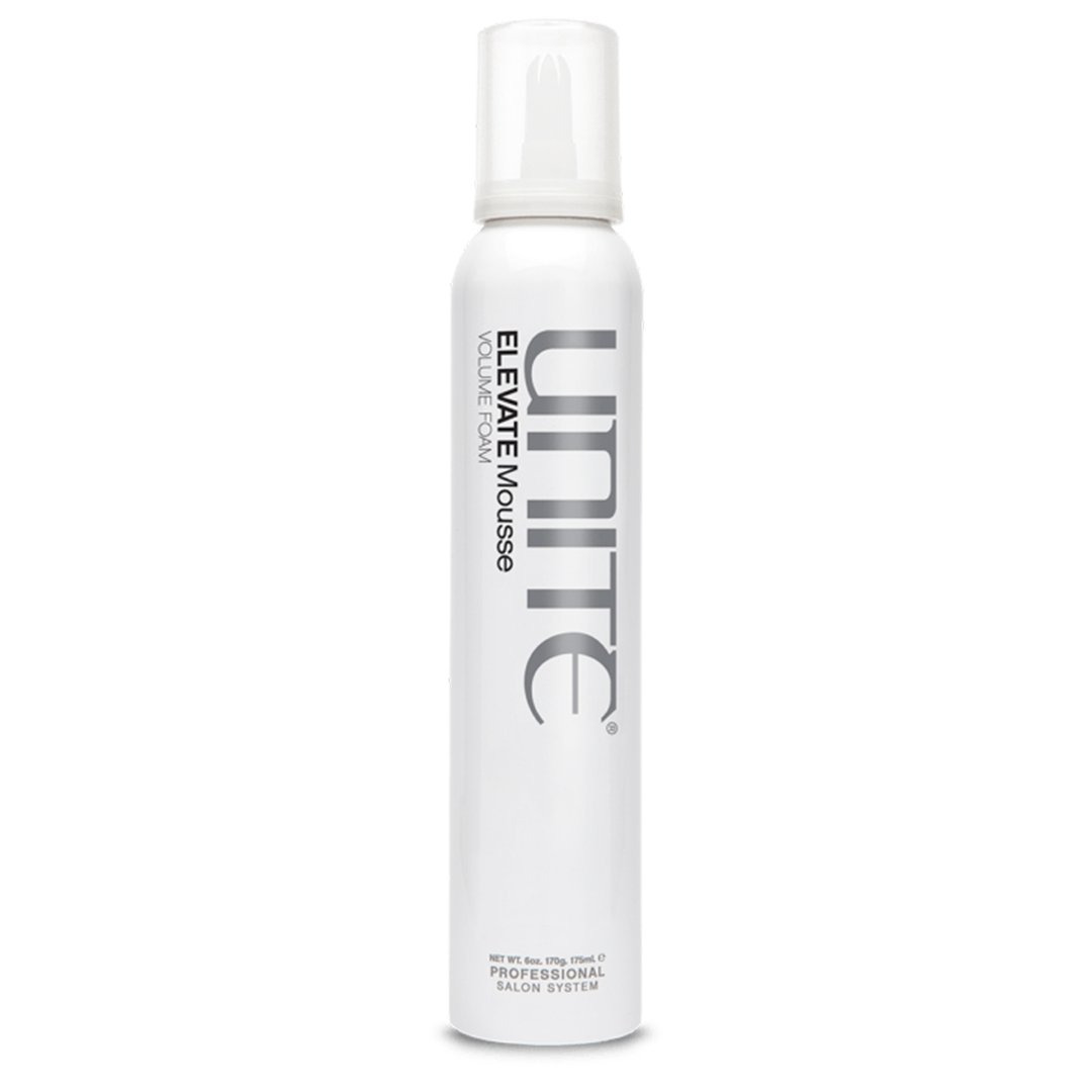 Unite bottle of mousse. Volume foaming mousse that is ideal for controlling curls or adding volume to your hair.