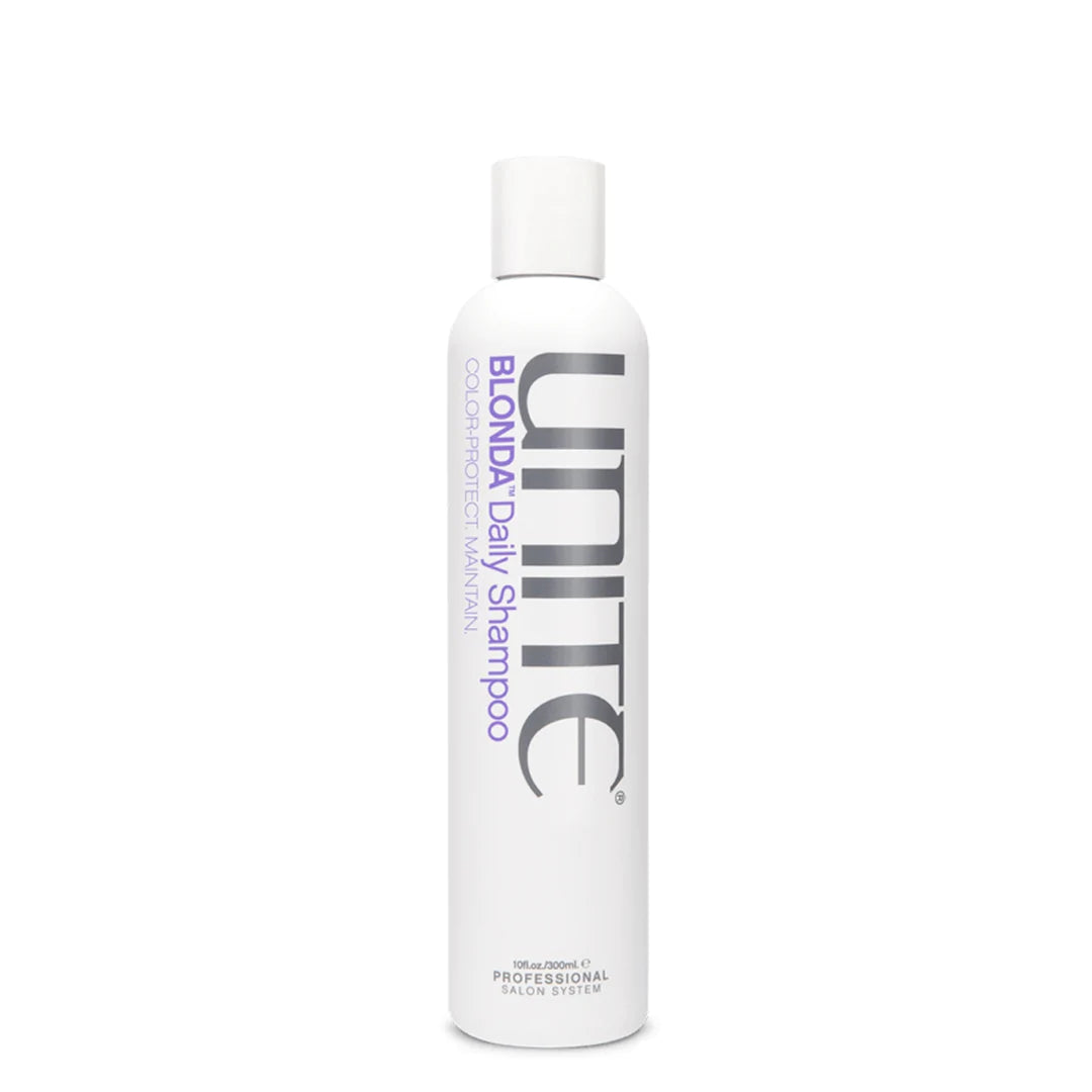 Unite Blonde shampoo that is formulated for blonde hair. 